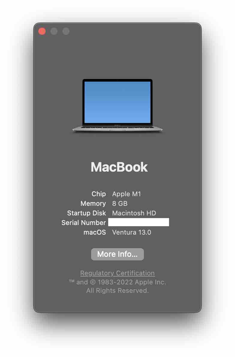 macOS Ventura 13.0 Supported Macs List